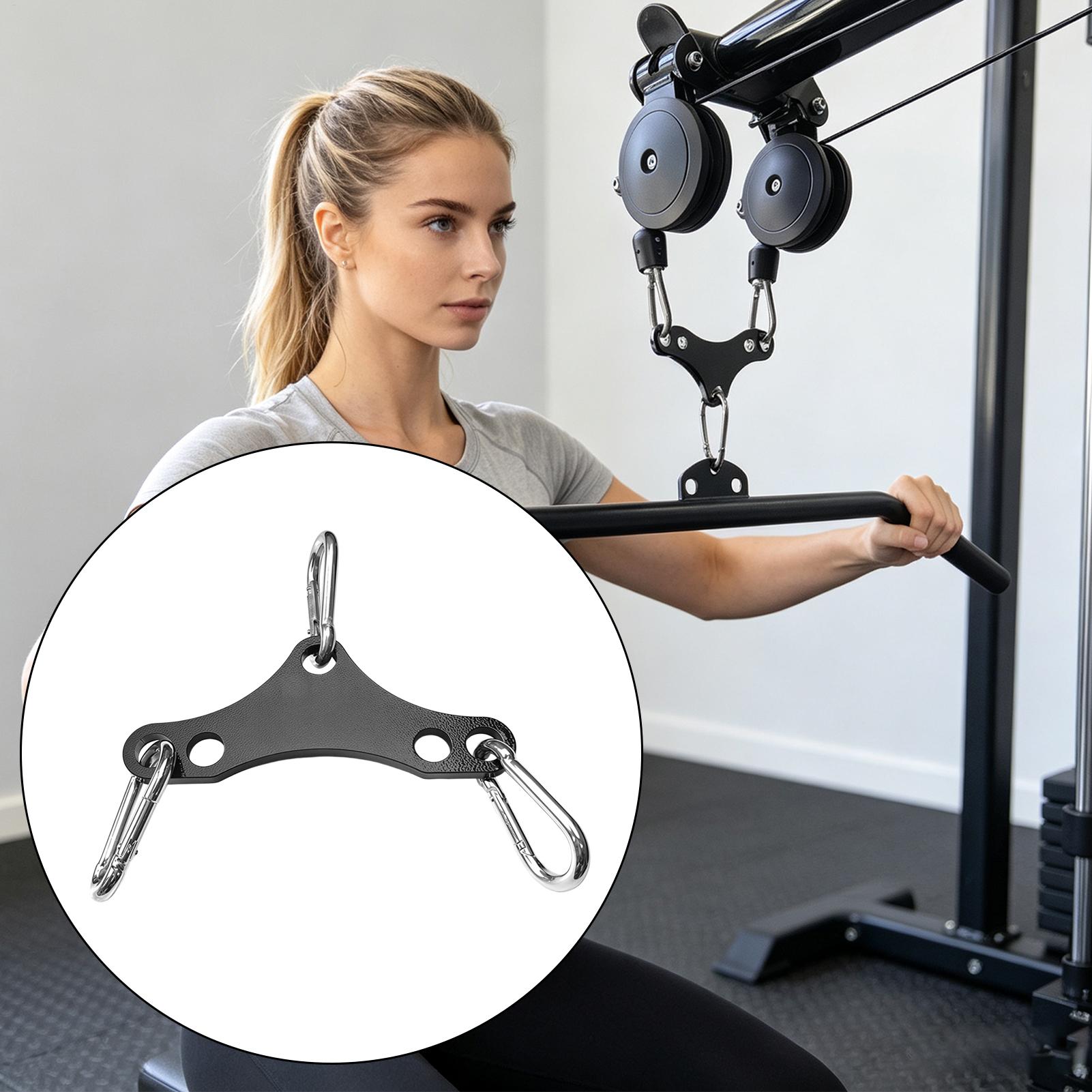 Home Gym Cable Machine - محول قضيب السحب عالي الارتفاع، موصل