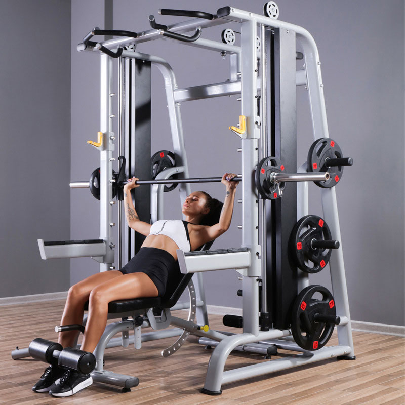 Home Gym With Smith Machine - جهاز سميث متعدد الوظائف عالي التقنية