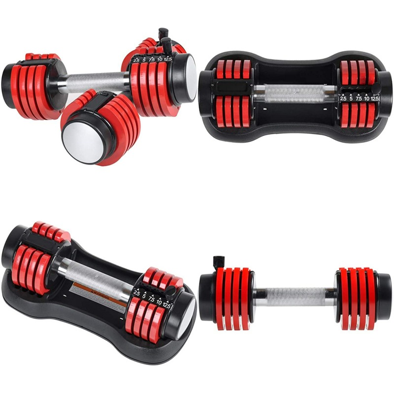 Home Gym Dumbbell Workout - دمبل ذكي قابل للتعديل ومتين مع