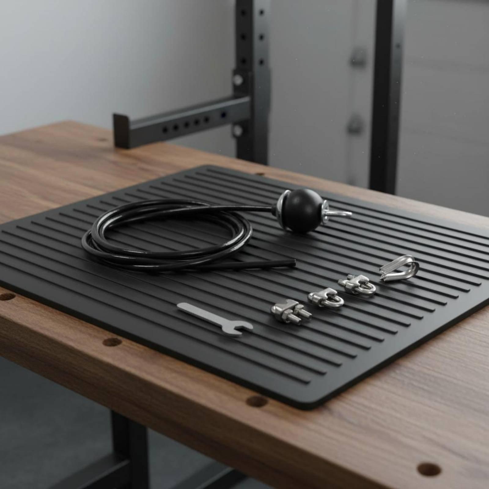 Home Gym Cable Machine - كابل بكرة قابل للتعديل من الفولاذ