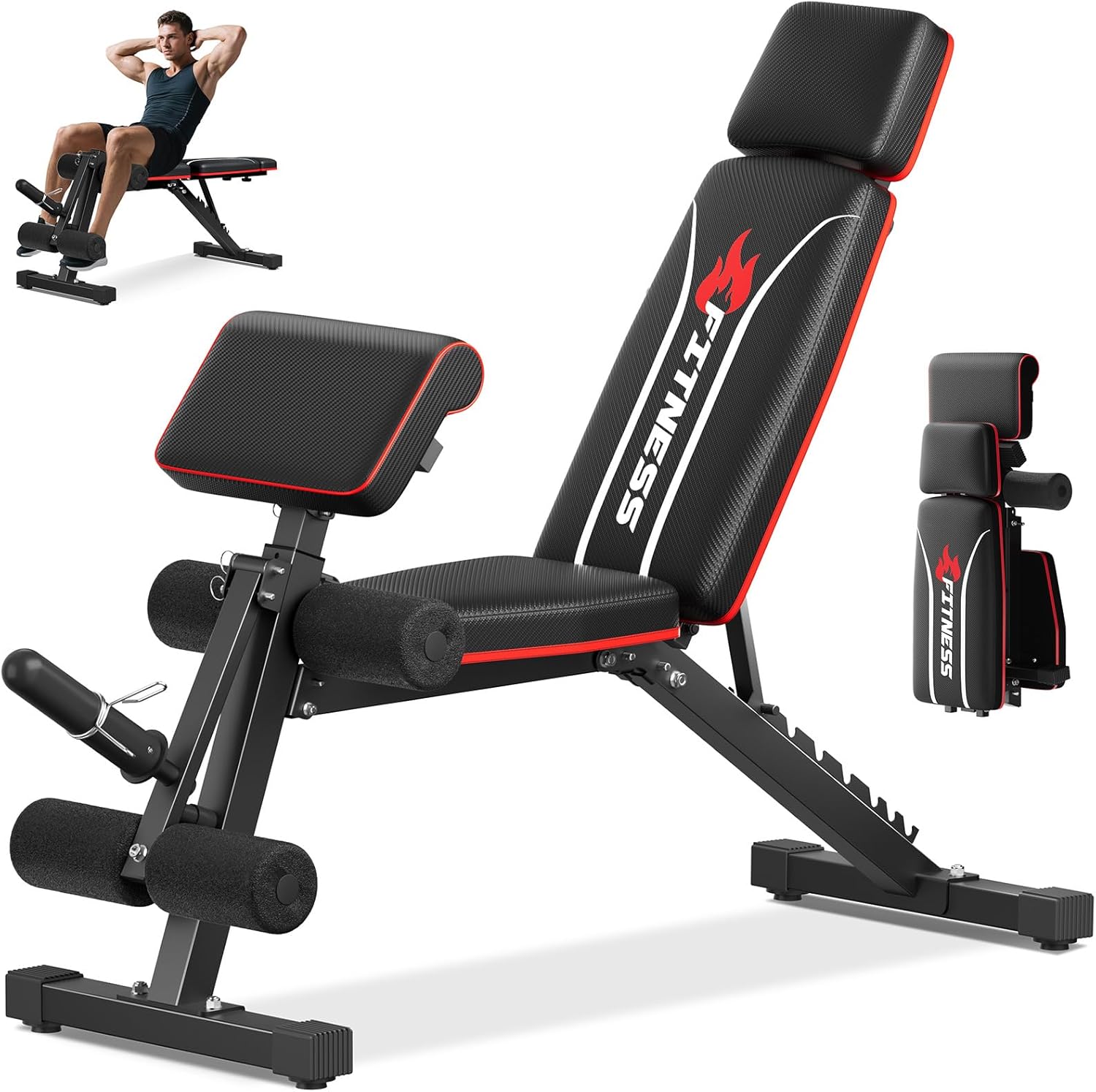 Home Gym Bench - مقعد أوزان قابل للطي للصالة الرياضية
