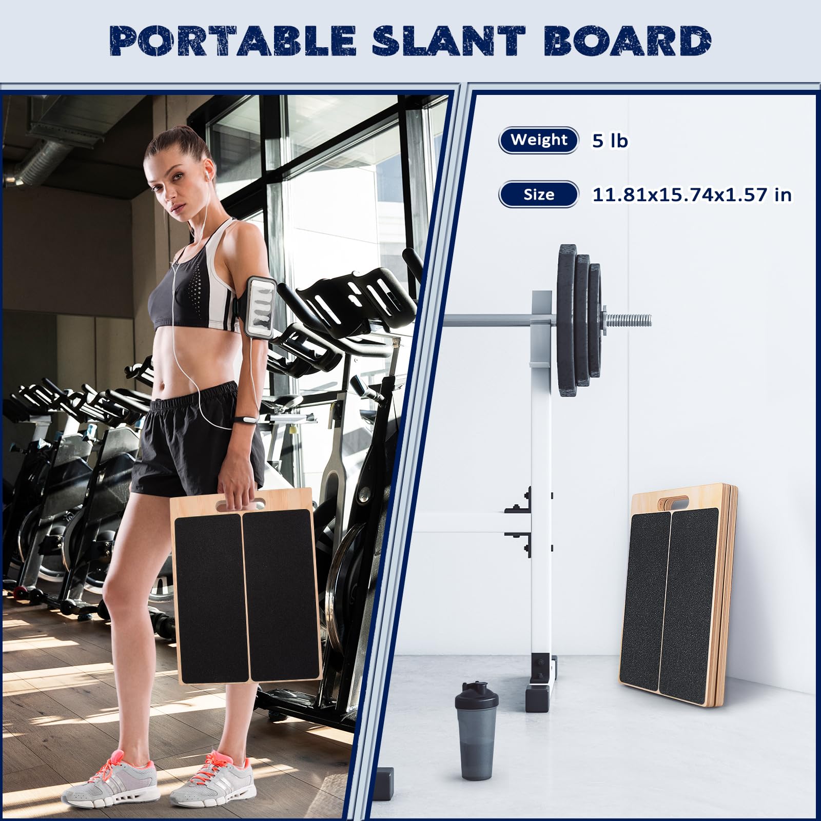 لوح توازن خشبي 2 في 1 ومسند لت - مراجعة Seated Calf Raise وسعره