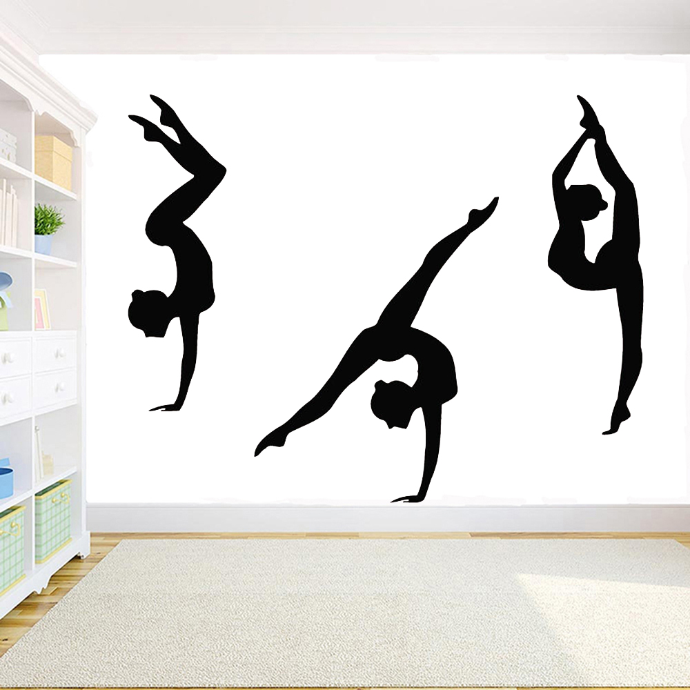 الجمباز الجدار ملصق رياضة ديكو - مراجعة Home Gym On Wall وسعره