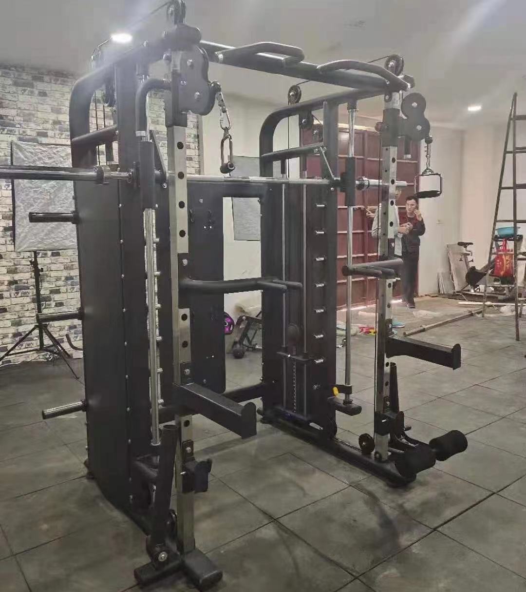 جهاز سميث متعدد الوظائف لبناء  - مراجعة Home Gym With Smith Machine وسعره