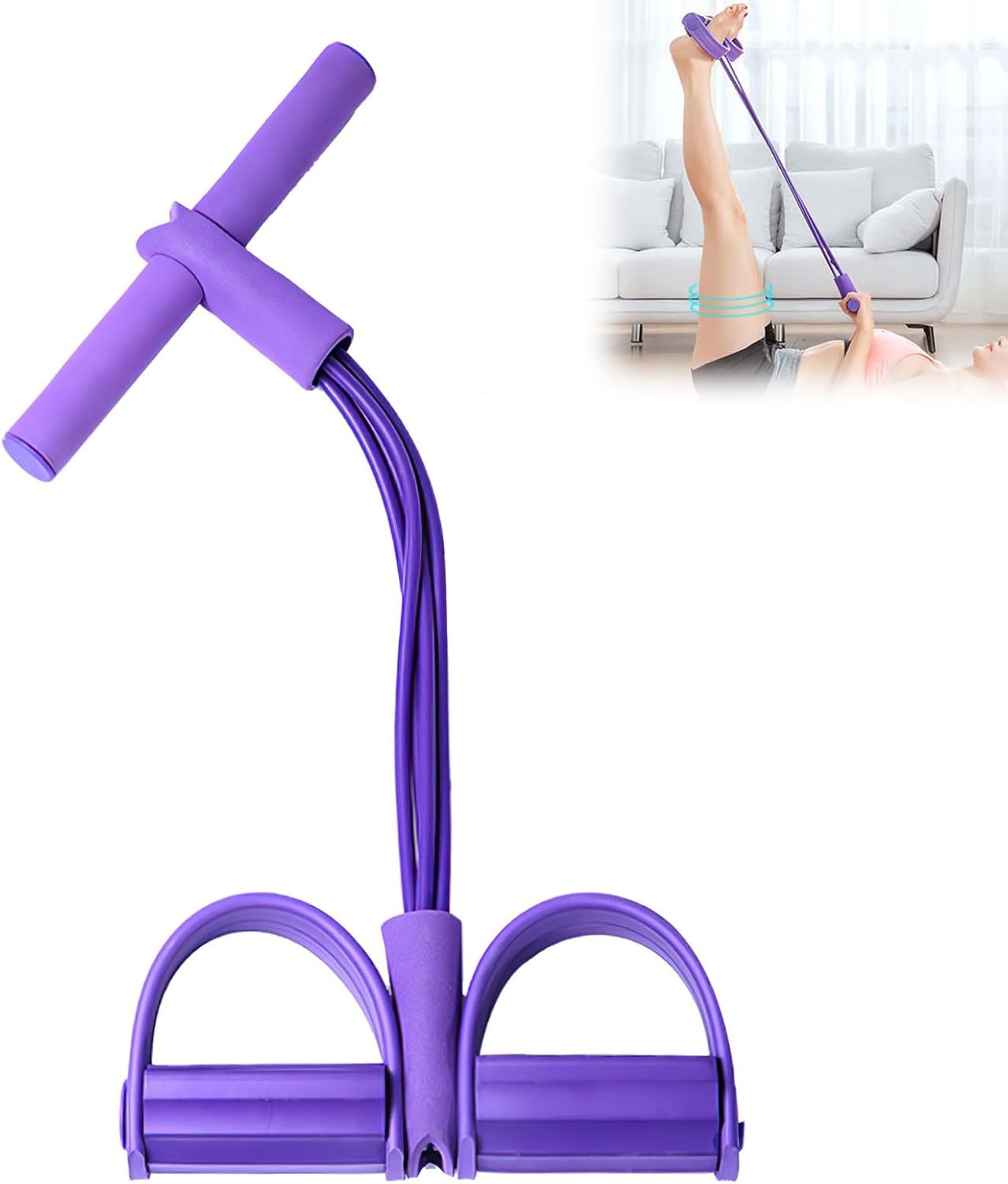 حبل مقاومة متعدد الوظائف بأربع - مراجعة Home Gym Hyrox وسعره