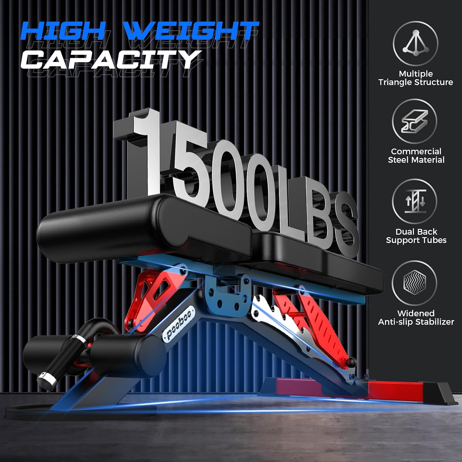 مقعد تمارين قابل للتعديل، يتحم - مراجعة Home Gym Bench وسعره