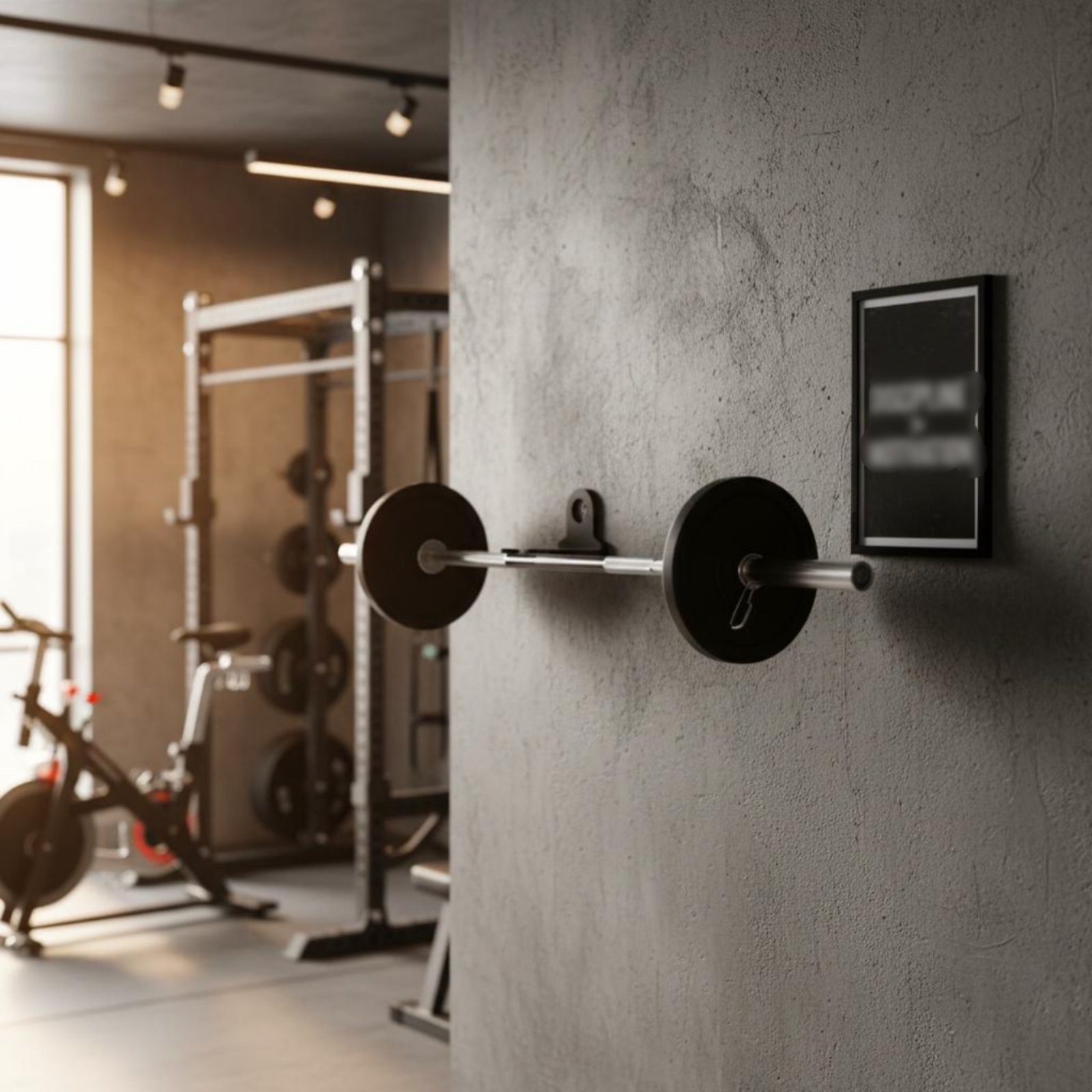 حامل باربل مفرد مثبت على الحائ - مراجعة Home Gym Wall Mounted وسعره
