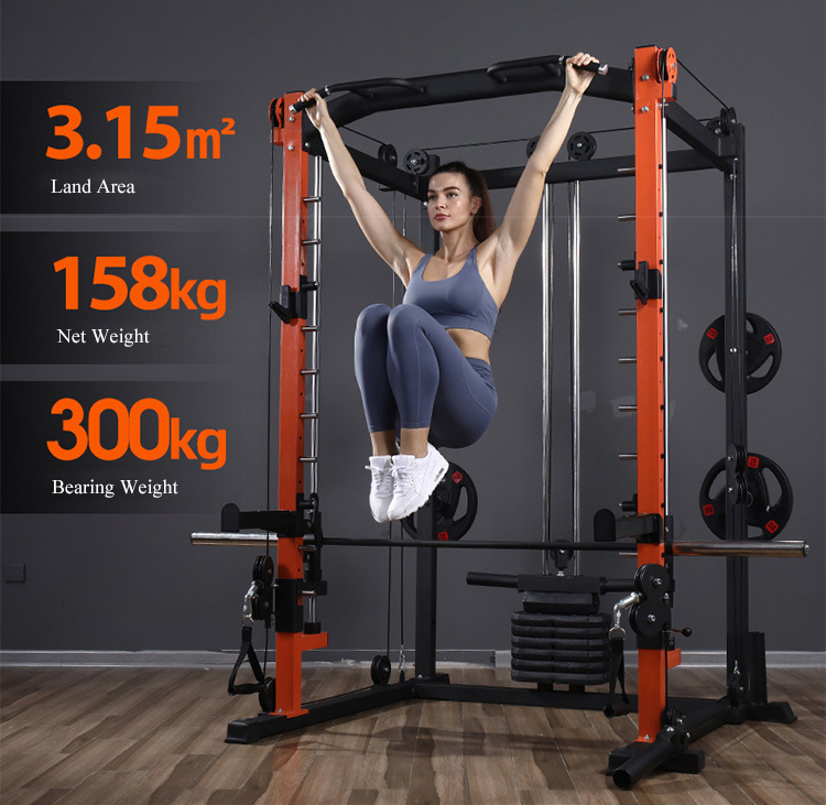 معدات رياضية منزلية متعددة الو - مراجعة Home Gym With Smith Machine وسعره