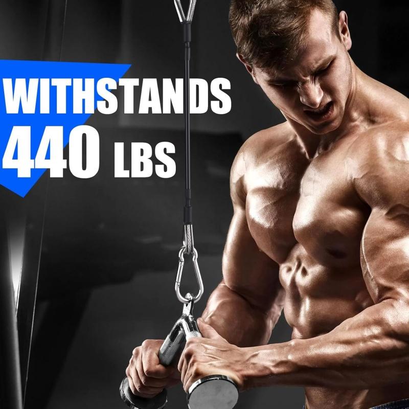 1/2 قطعة تمديد كابل الصالة الر - مراجعة Home Gym Cable Machine وسعره