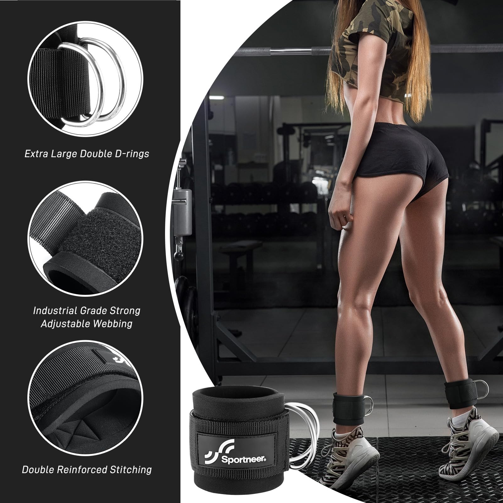 أشرطة الكاحل القابلة للتعديل م - مراجعة Home Gym Cable Machine وسعره