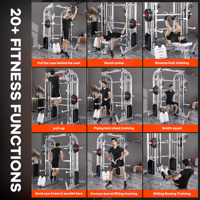 معدات رياضية منزلية من مصنع YT - مراجعة Home Gym With Smith Machine وسعره