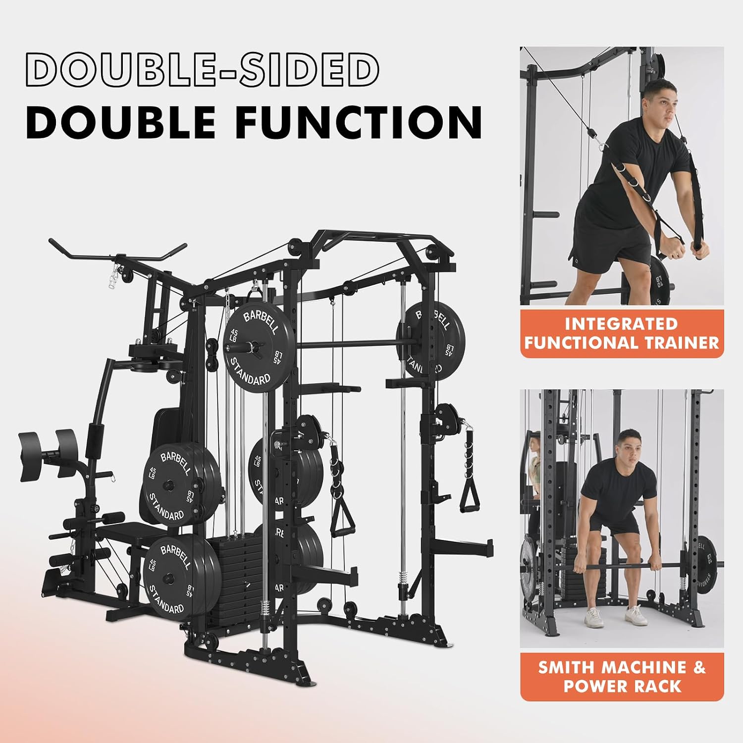 جهاز سميث مزدوج المحطات، قفص ت - مراجعة Home Gym With Smith Machine وسعره