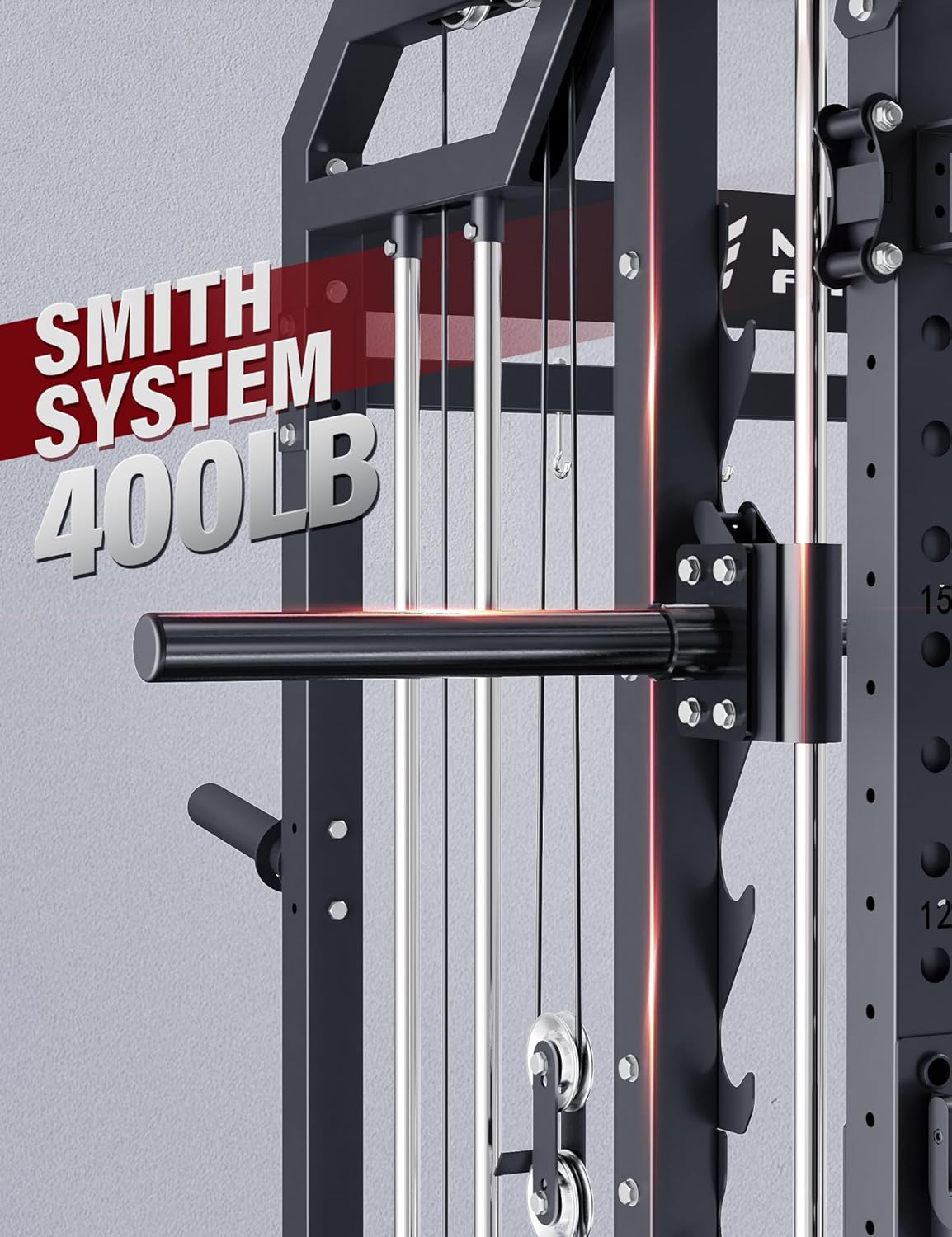 جهاز سميث للتمارين المنزلية، ر - مراجعة Home Gym With Smith Machine وسعره