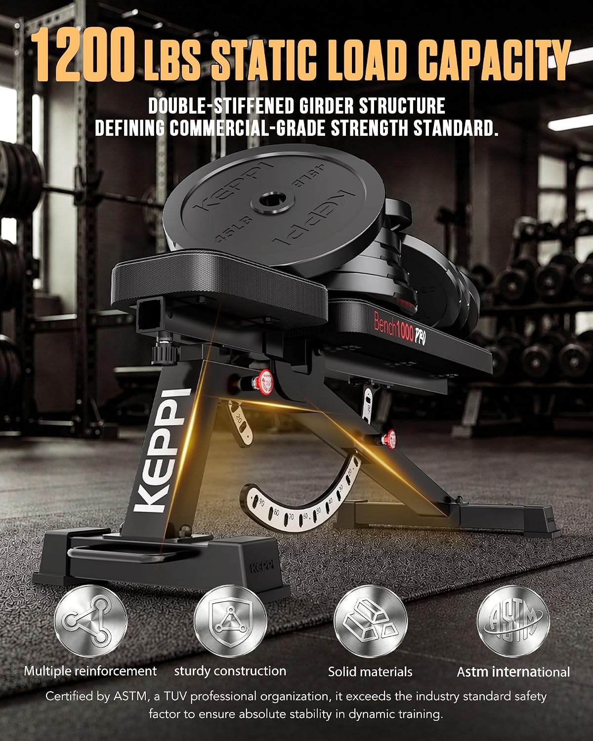 مقعد تمارين قابل للتعديل بقدرة - مراجعة Home Gym Bench وسعره