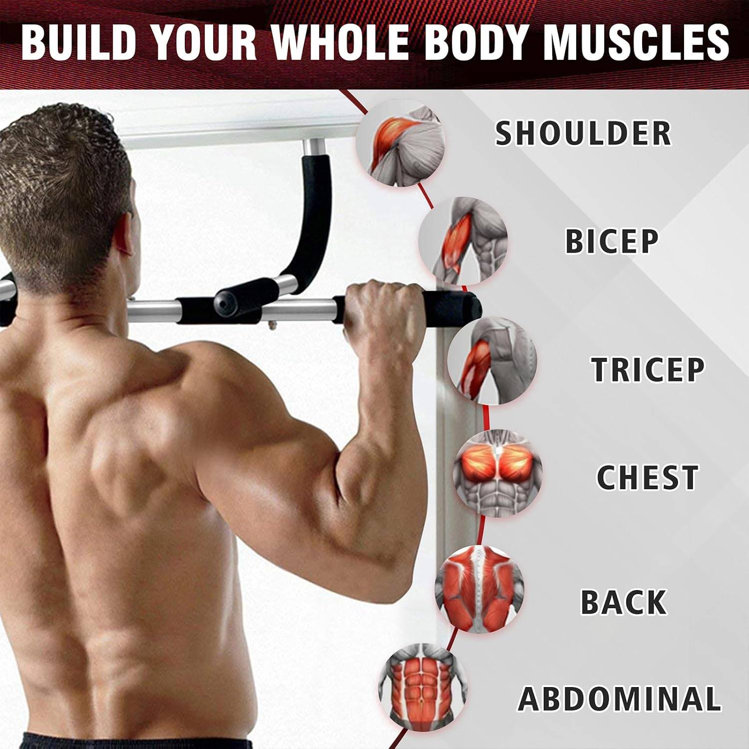 قضيب سحب أفقي قابل للتعديل للت - مراجعة Suspension Trainer Door وسعره