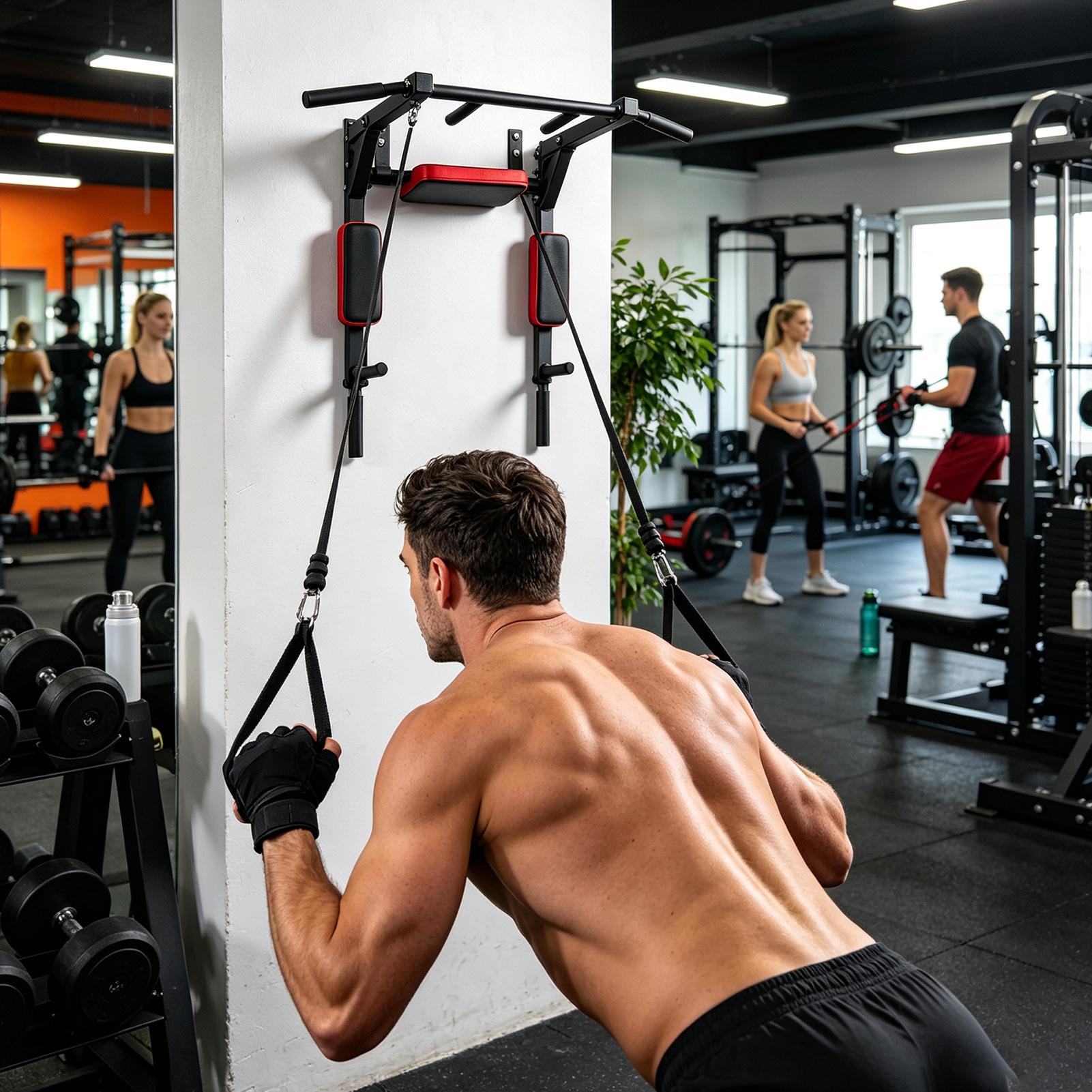 بار سحب أفقي متعدد الوظائف يثب - مراجعة Home Gym On Wall وسعره